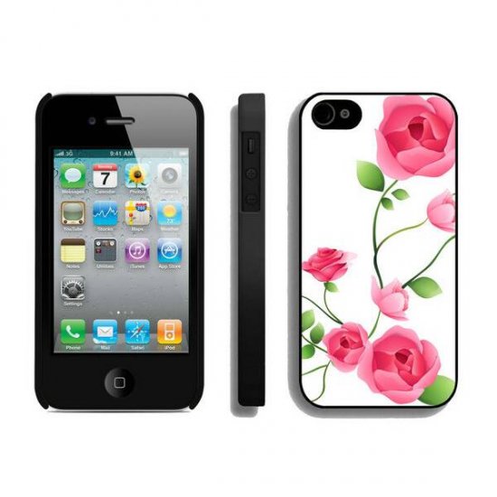 Valentine Roses iPhone 4 4S Cases BWZ - Click Image to Close